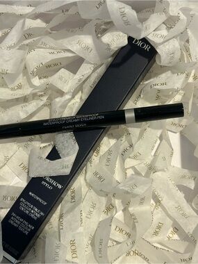 Dior Waterproof Creamy Stylo Eyeliner - Pearly Silver NIB